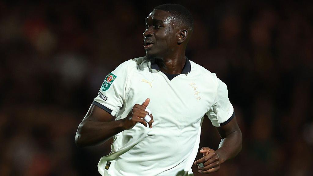 Jesse Debrah in action for Port Vale