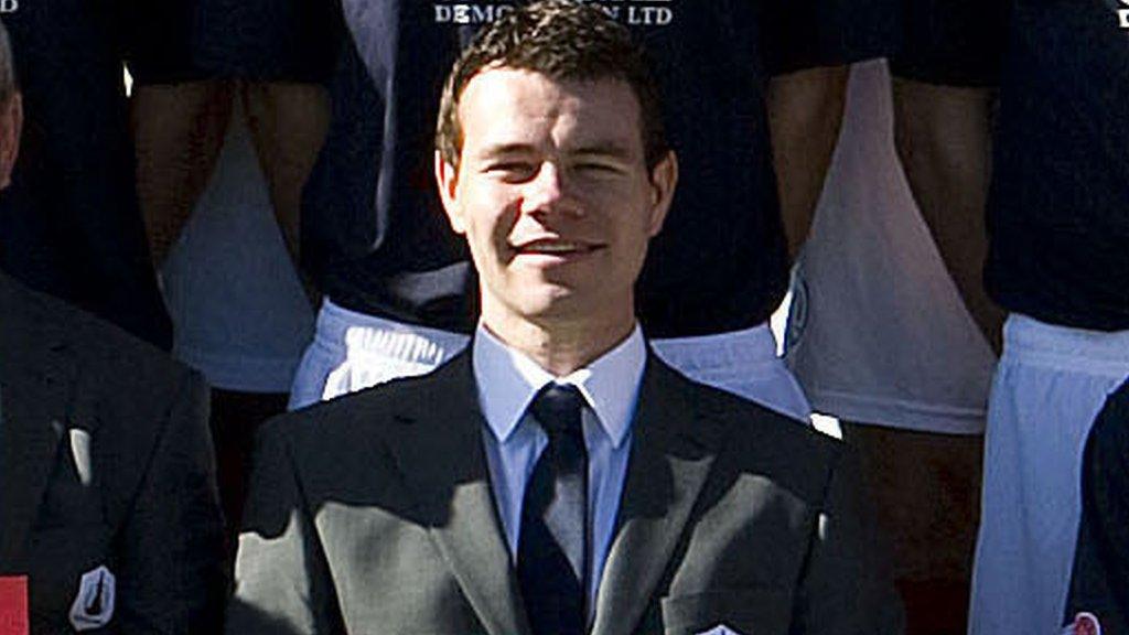 Ross Wilson during his time at Falkirk