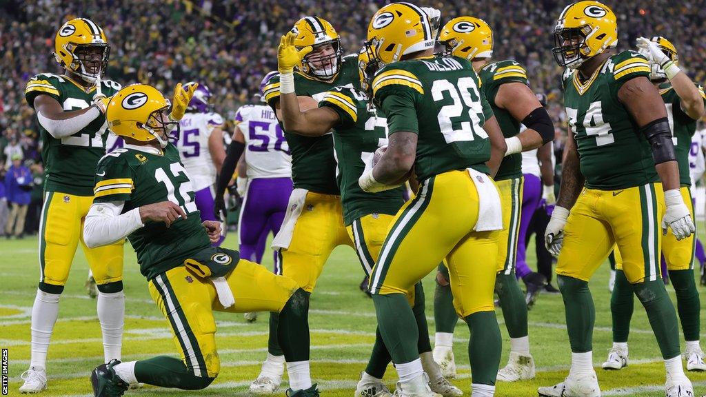 Green Bay Packers celebrates