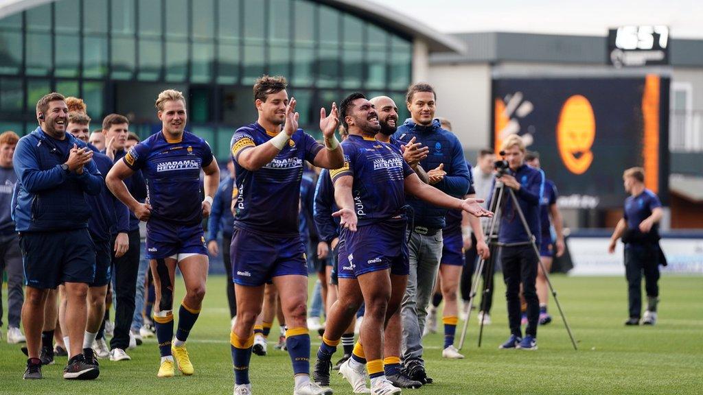 Worcester Warriors' last game at Sixways was the win over Newcastle in September