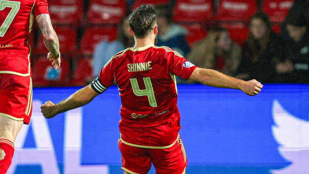 Graeme Shinnie's opener lit up the tie in the opening stages