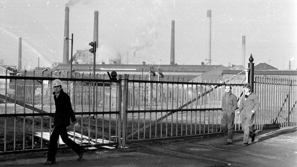 Corby's former steelworks