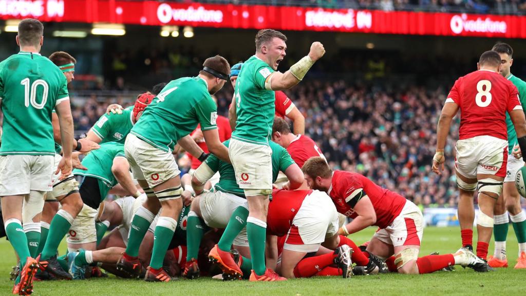 Ireland celebrate