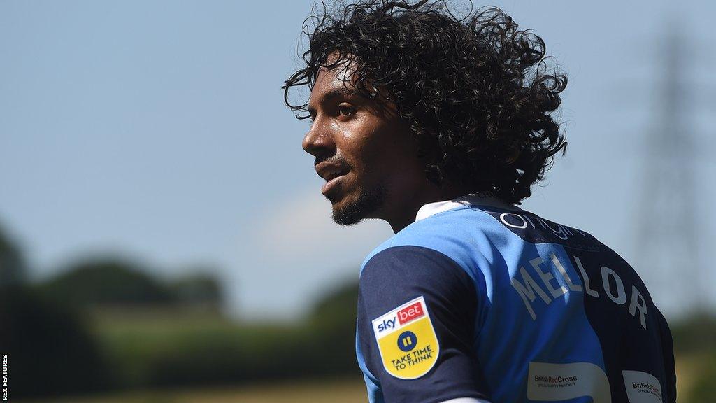 D'Mani Mellor in action for Wycombe Wanderers