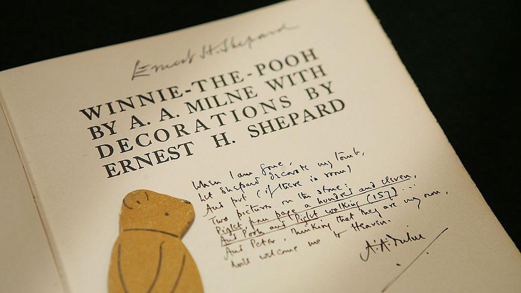 Winnie the Pooh book.