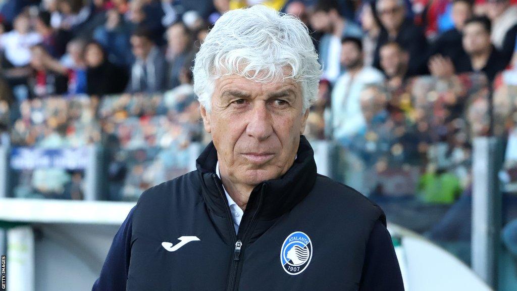 Atalanta manager Gian Piero Gasperini