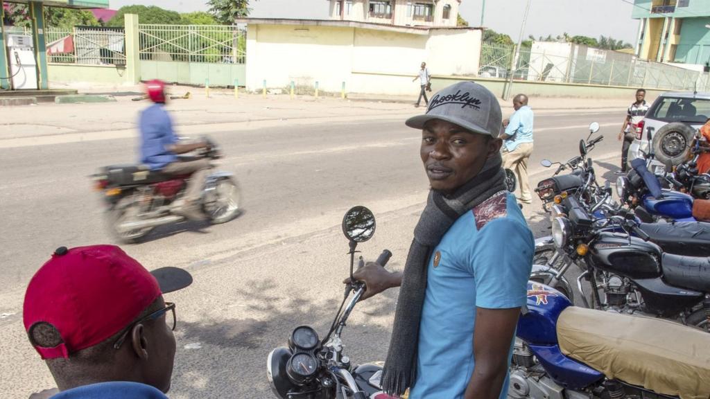 motorbike taxi kinshasa