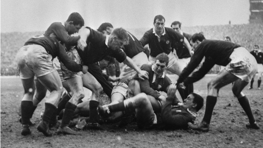 Scotland v Wales in 1963