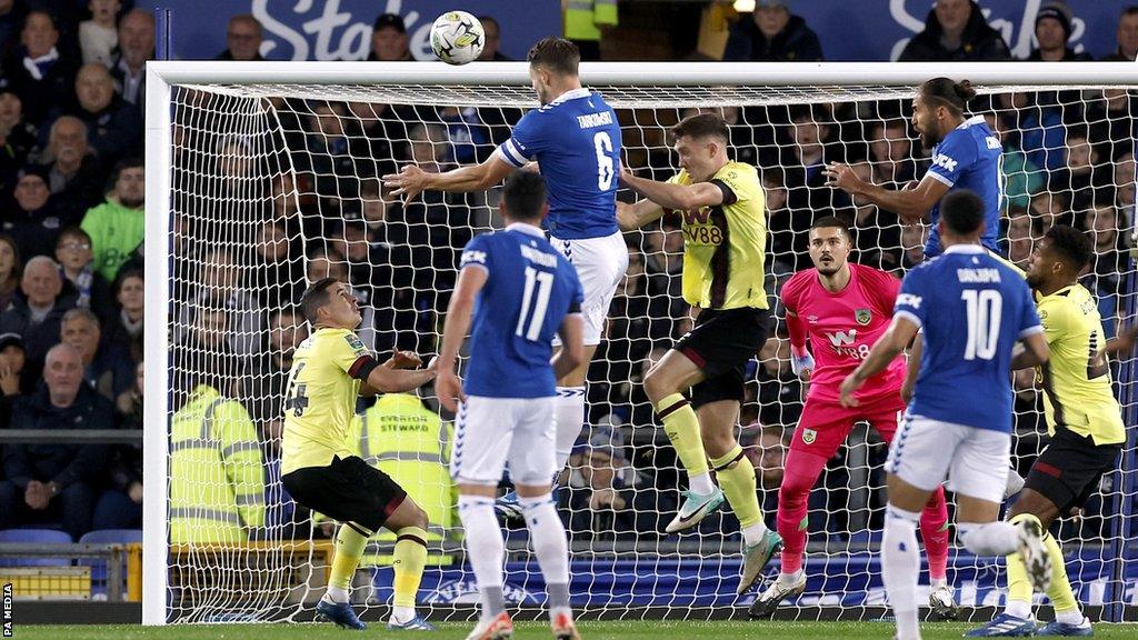 Everton defender James Tarkowski