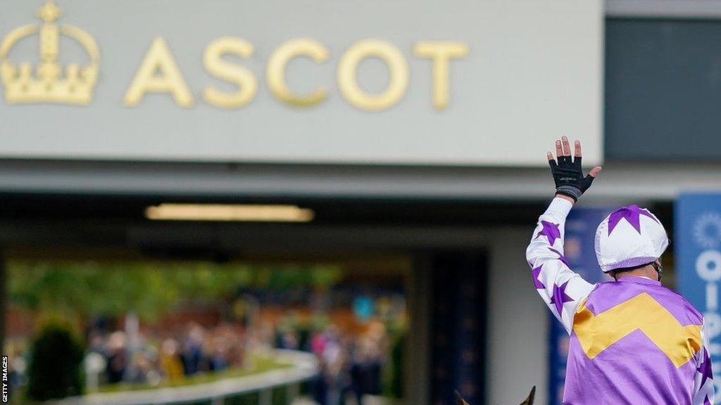 Frankie Dettori at Ascot