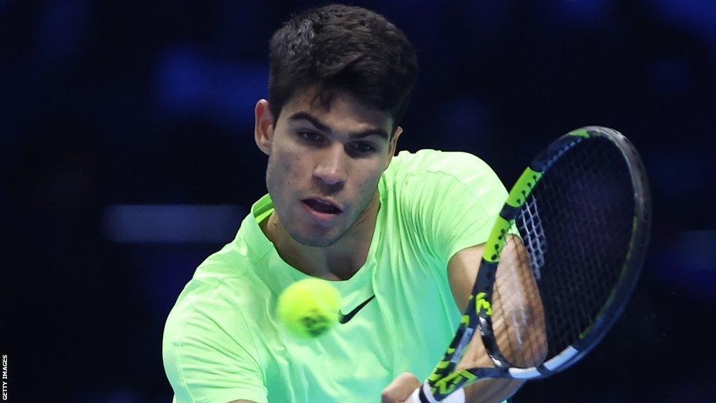 ATP Finals 2023 results Carlos Alcaraz loses to Alexander Zverev Daniil Medvedev wins BBC Sport