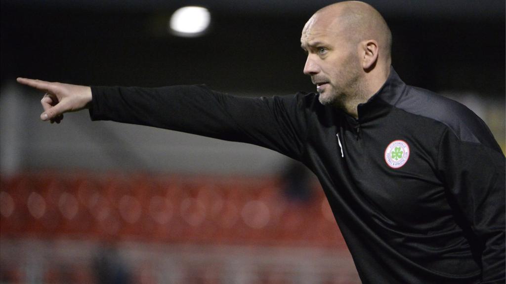 Cliftonville manager Paddy McLaughlin