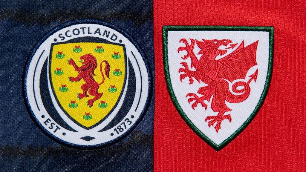 Wales and Scotland shirt badges