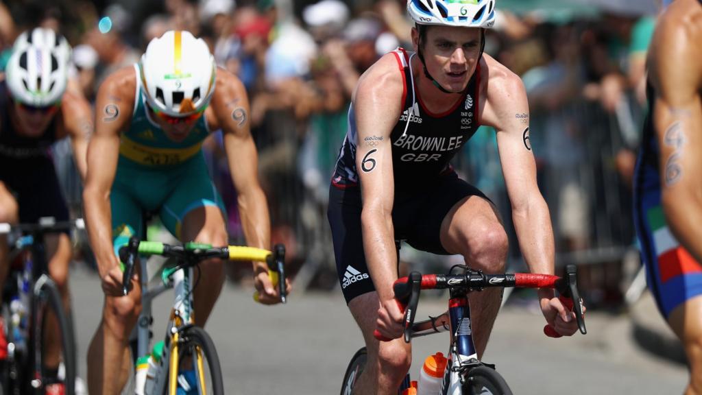 Jonny Brownlee of Great Britain