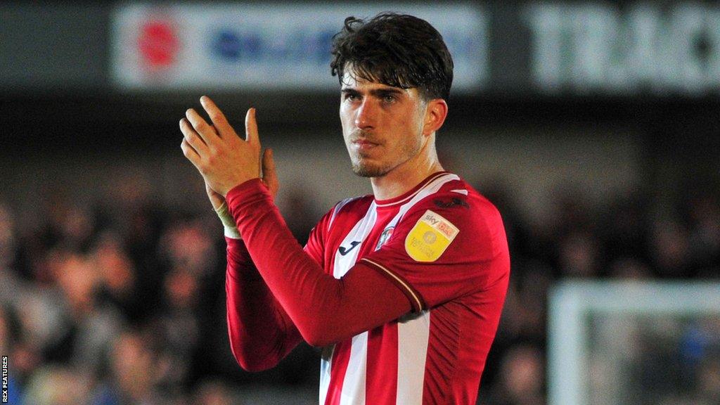 Josh Key applauds Exeter fans