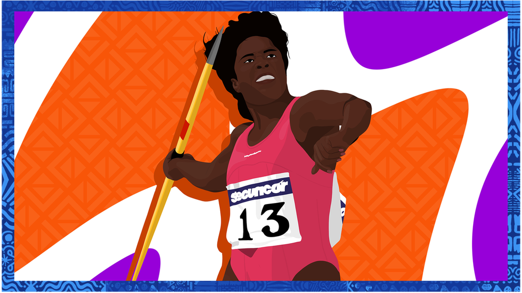 Illustrated image of Tessa Sanderson