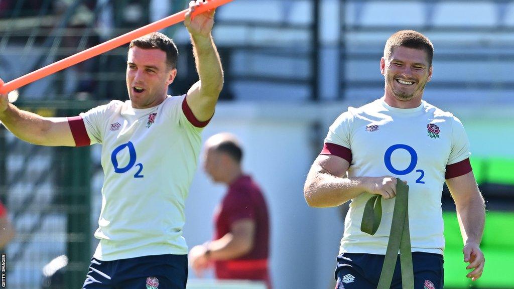 George Ford and Owen Farrell