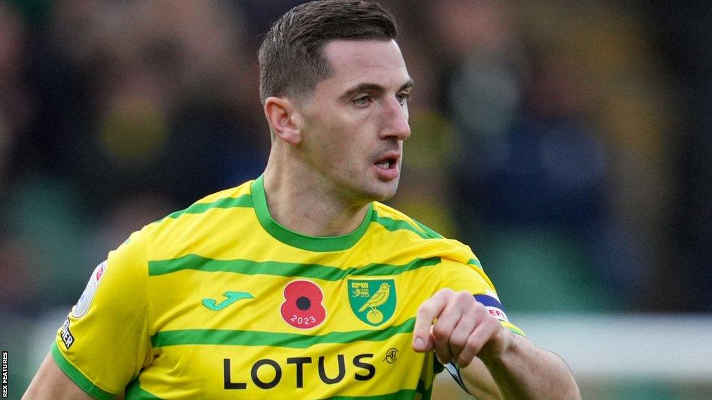 Norwich midfielder Kenny McLean in action against Blackburn