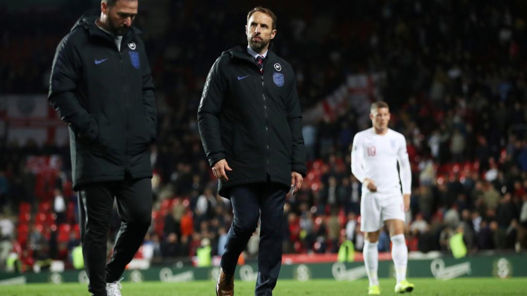 Gareth Southgate at full-time