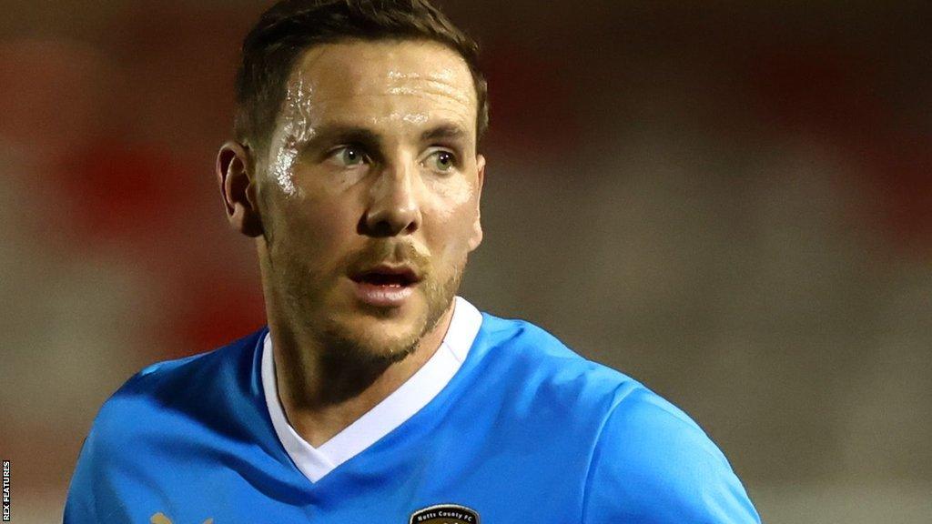Dan Gosling in action for Notts County