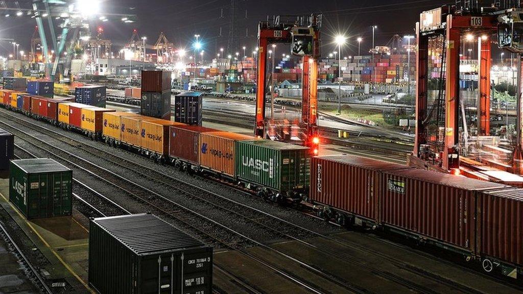 Freight at Southampton Docks