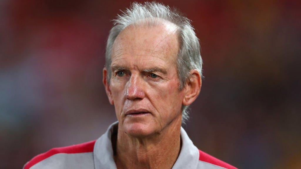 England head coach Wayne Bennett