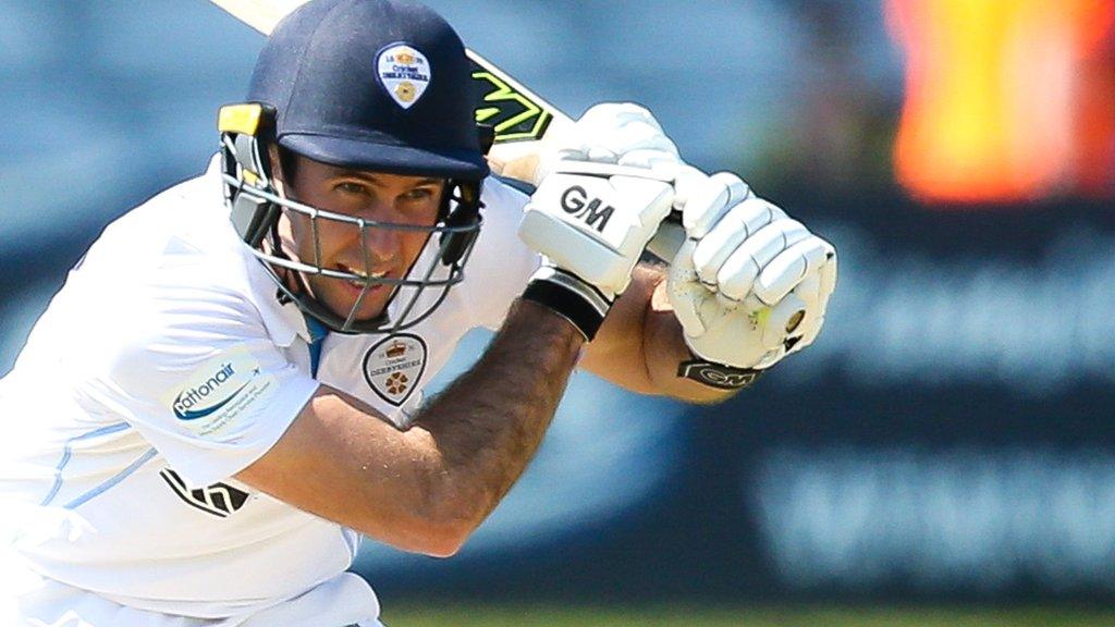 Derbyshire batsman Wayne Madsen