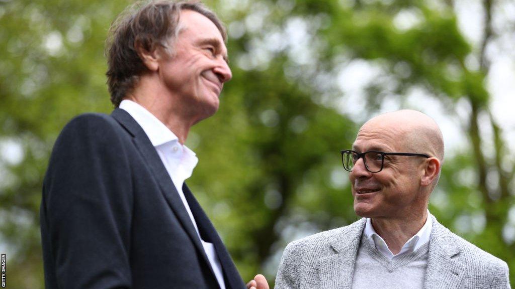 Sir Jim Ratcliffe, left, with Sir Dave Brailsford