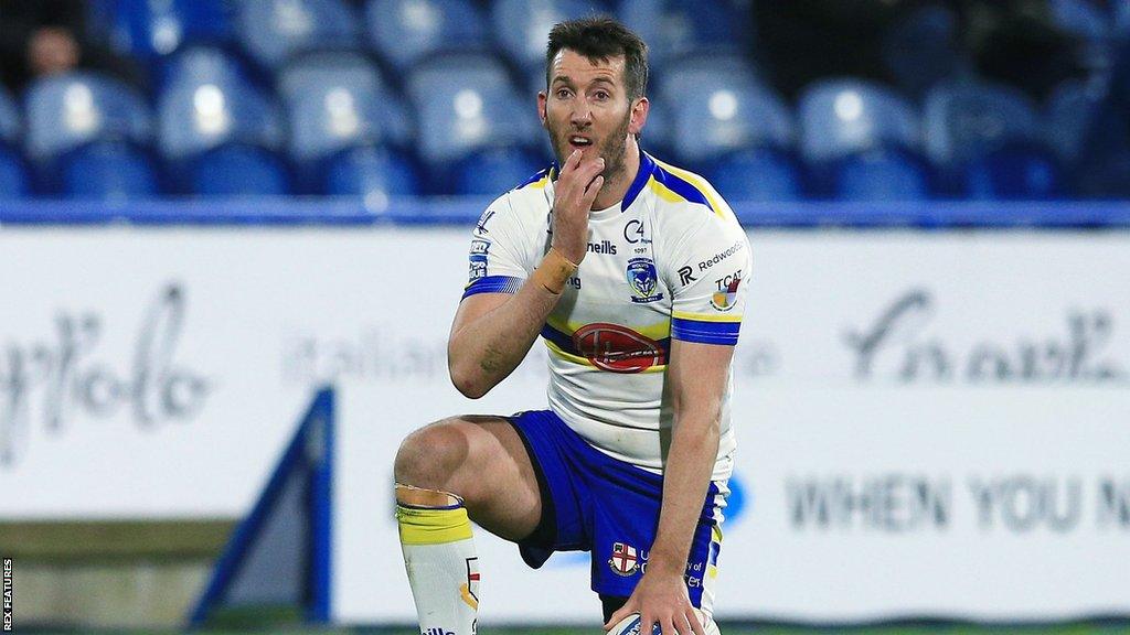 Stefan Ratchford in action for Warrington