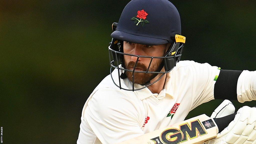 Josh Bohannon batting for Lancashire