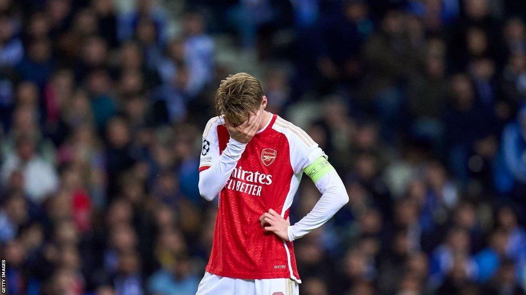 Arsenal captain Martin Odegaard