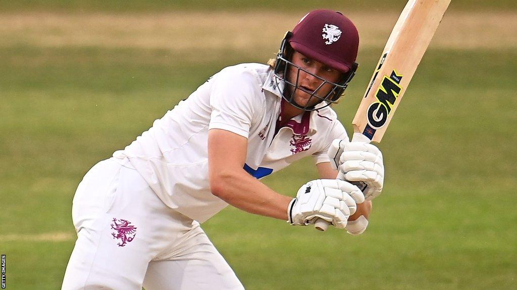 Tom Lammonby batting for Somerset