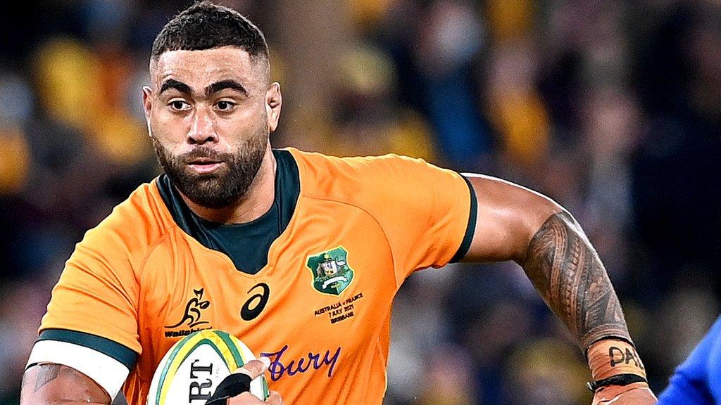 Lukhan Salakaia-Loto made his Australia debut in 2017 and played in five games at the 2019 Rugby World Cup