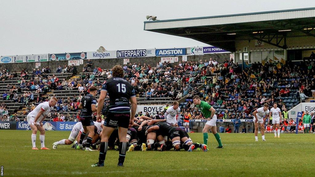 Ulster played Glasgow in a rugby friendly at Breffni Park in October