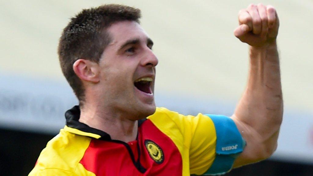 Partick Thistle striker Kris Doolan