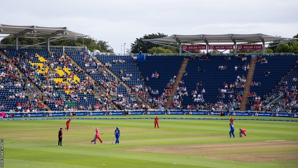 Welsh Fire play at Sophia Gardens