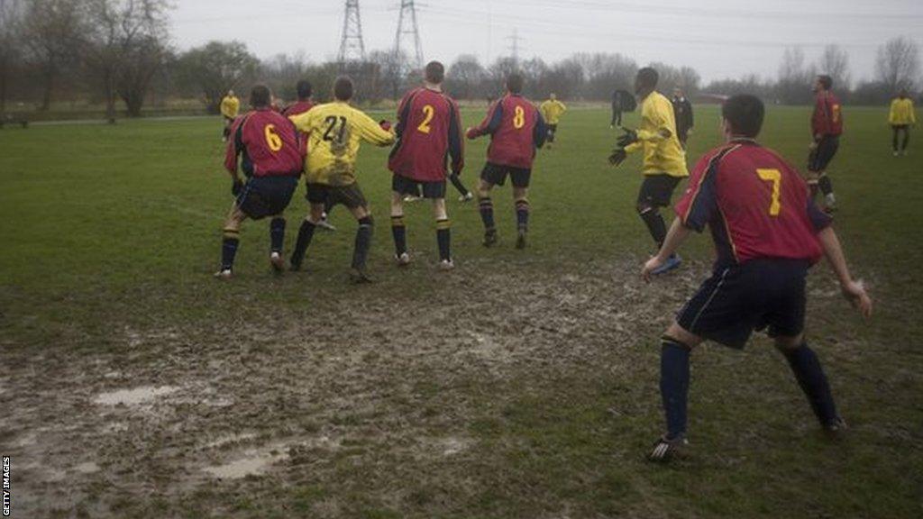 Generic photo of amateur football