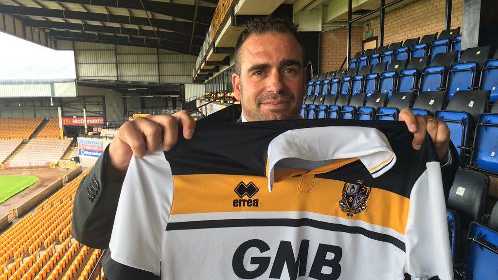 Port Vale manager Bruno Ribeiro