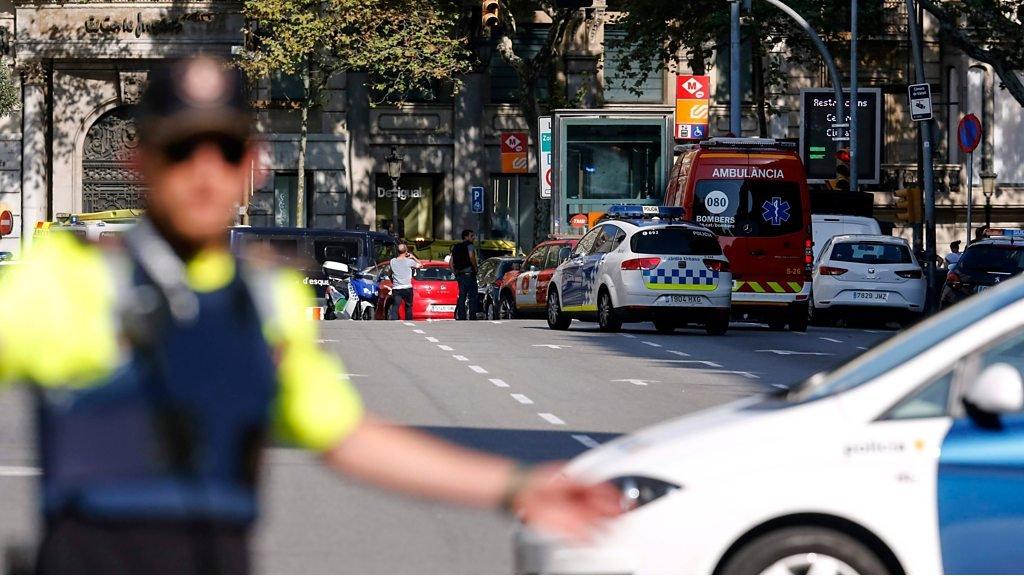 Policeman on Las Ramblas