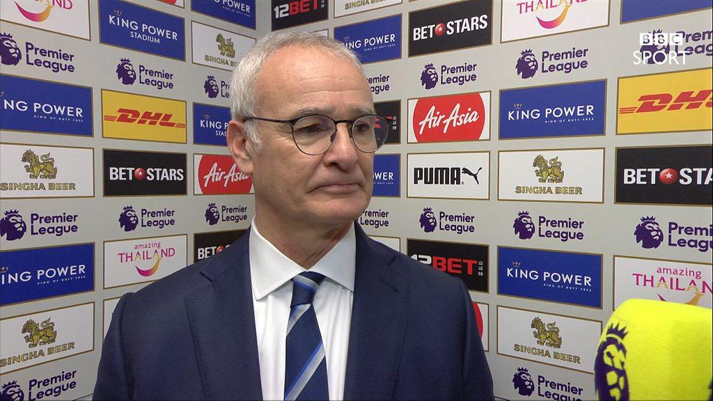 Leicester City manager Claudio Ranieri