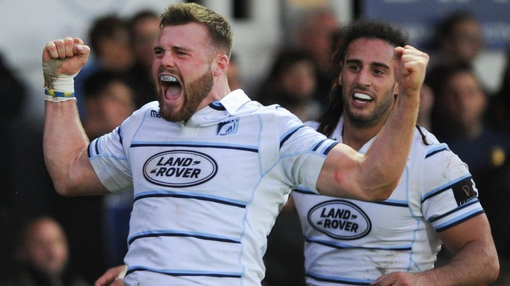 Owen Lane celebrates
