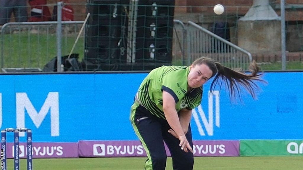 Ireland captain Laura Delany was in top form with the ball in the second T20 on Sunday