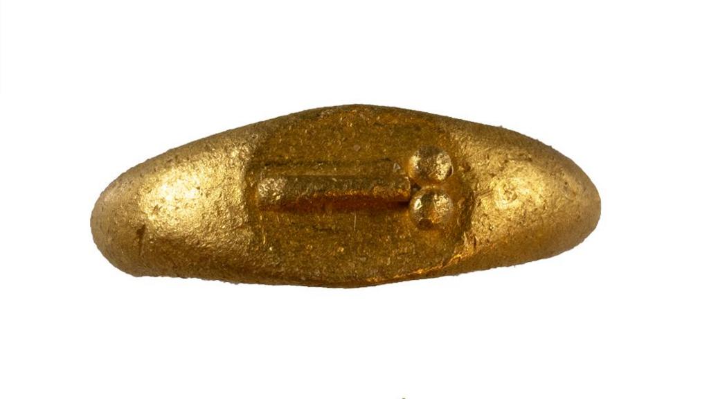 Gold Roman phallic ring