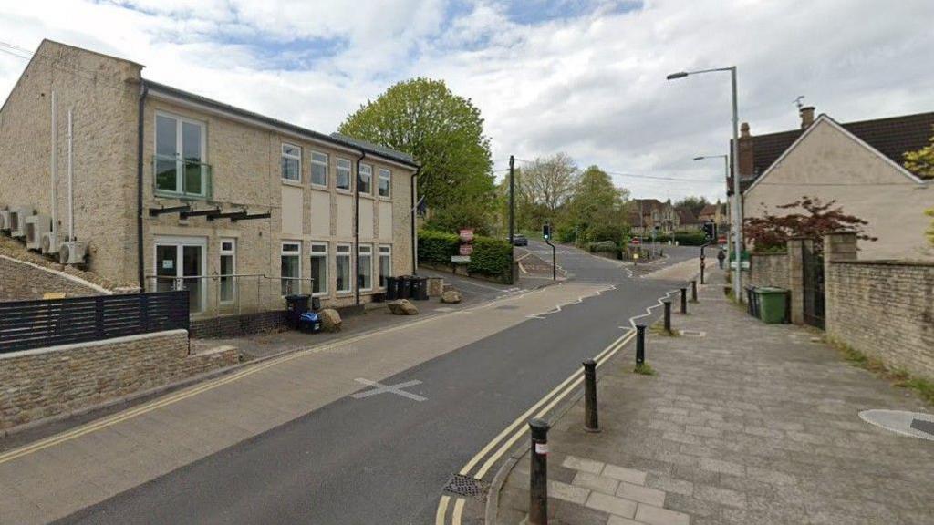 A Google street view shot of Christchurch Street East in Frome with buildings either side