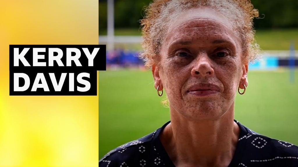 Black History Month: Kerry Davis on being the first black Lioness - BBC Sport