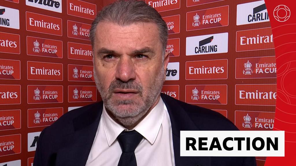 Postecoglou praises 'unbelievable' players after FA Cup exit