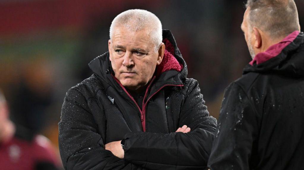 Warren Gatland before Wales' second Test defeat in Australia