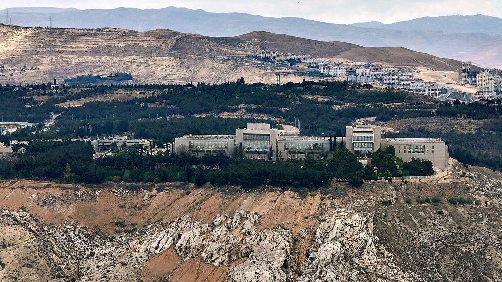 Syrian presidential palace in north-western Damascus, Syria (2 May 2025)