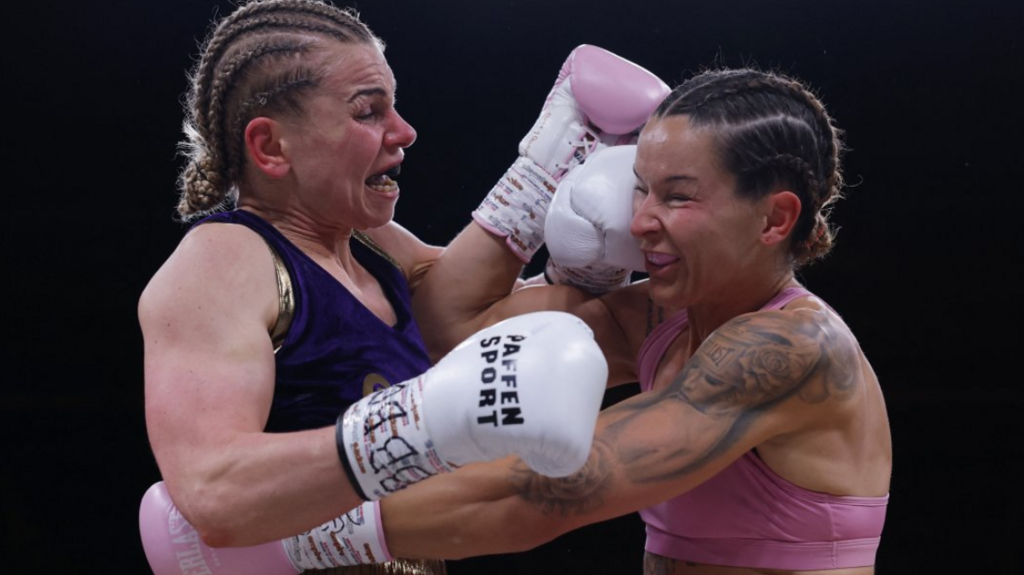 Natalie Zimmermann and Terri Harper clinch