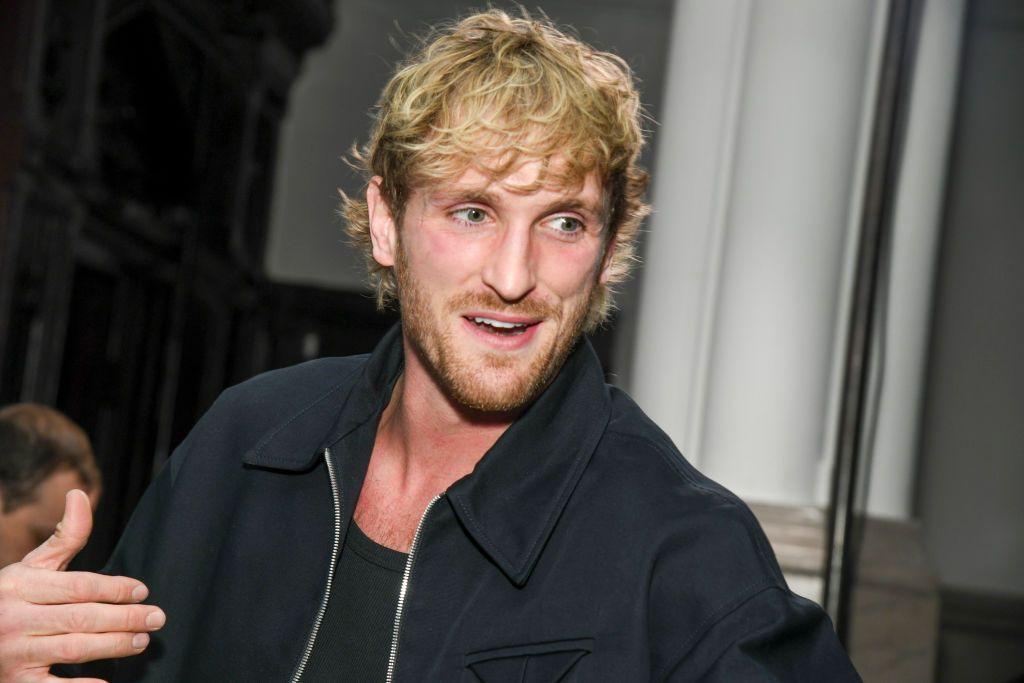 A head-and-shoulders shot of Logan Paul, with scruffy blonde hair and a beard.